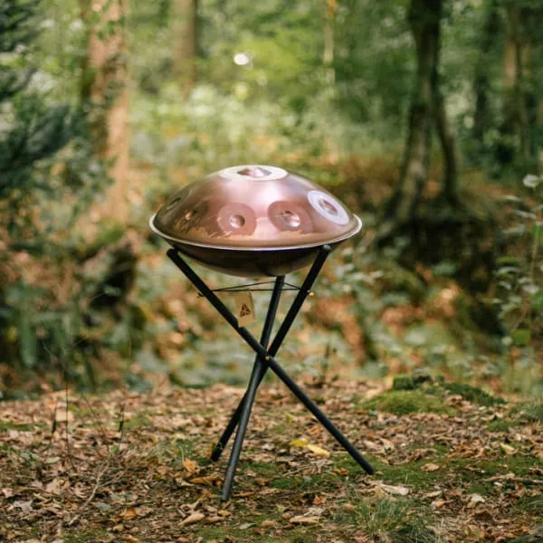 Handpan on a stand, photo