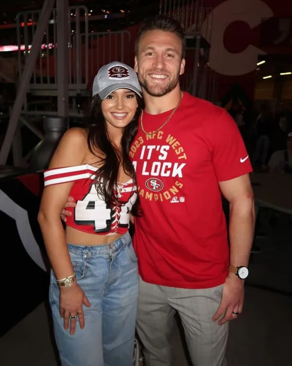 Kristin and Kyle Juszczyk